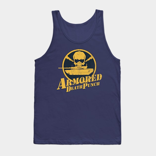 M1 Abrams - Armored Death Punch (distressed) Tank Top by TCP